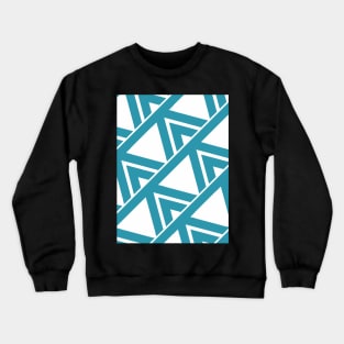 Geometric Futures #7 - Pattern Modular Synth Glitch Art Crewneck Sweatshirt